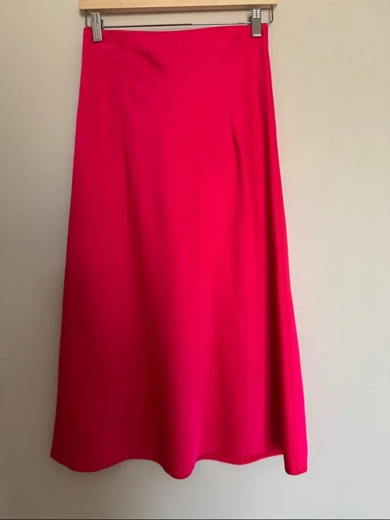 J Crew Pink Satin Slip Skirt XS - Picture 3 of 5